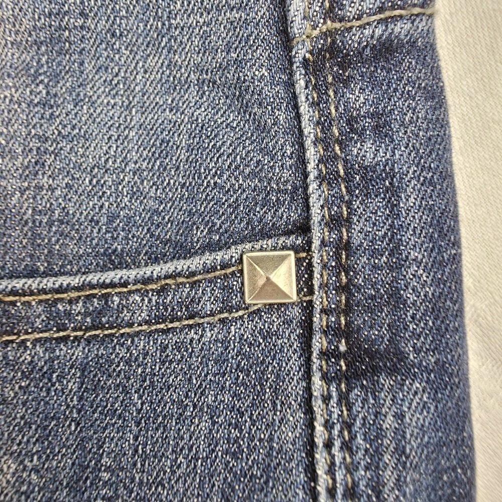Rock & Republic Womens Jeans Berlin Blue Skinny Studded Size 2 Long 28x33 Tall - Picture 7 of 11